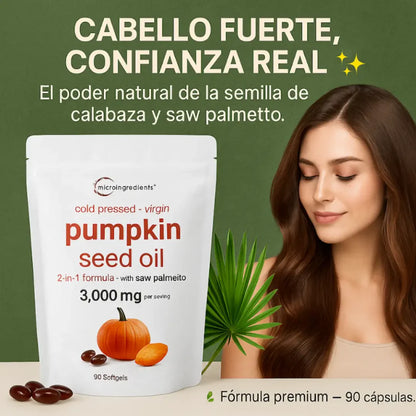 Semillas de Calabaza®| Apoya tu Salud Prostática, Urinaria, hormonal y caída del cabello