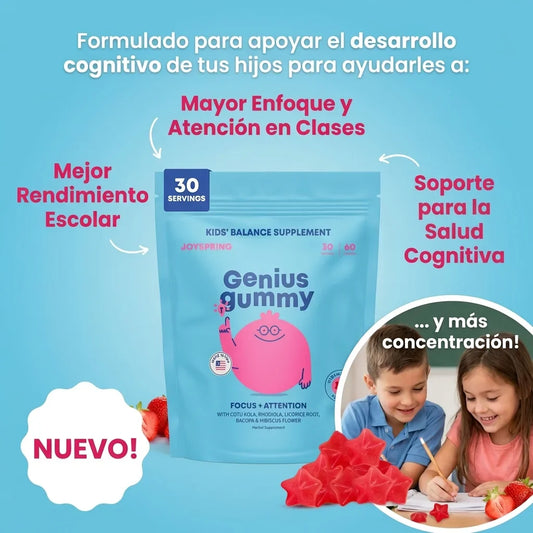 Genius Gummy™ |Mejora El Rendimiento De Tu Hijo